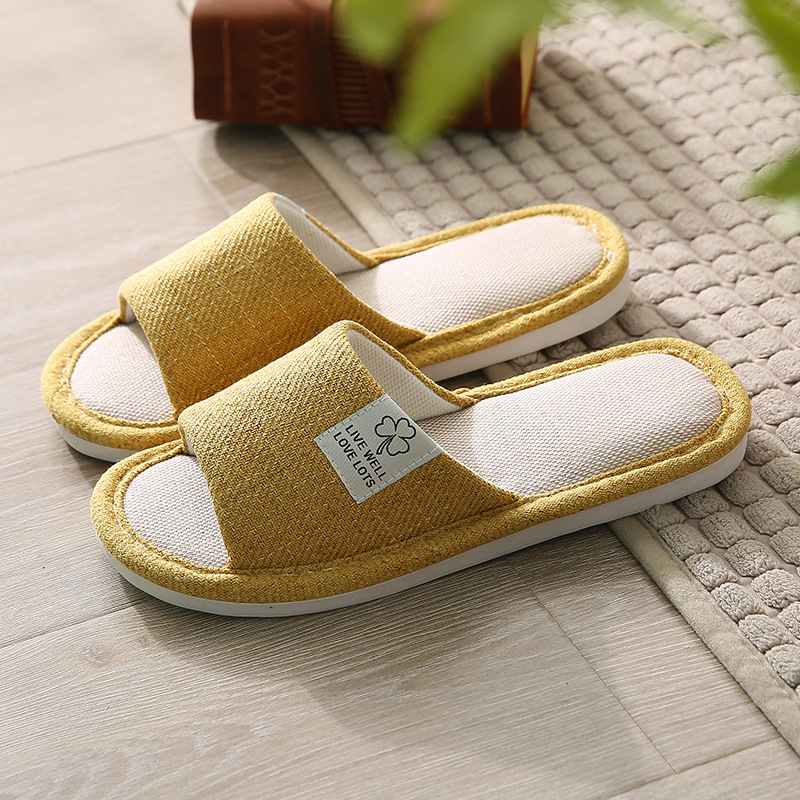 New home linen slippers
