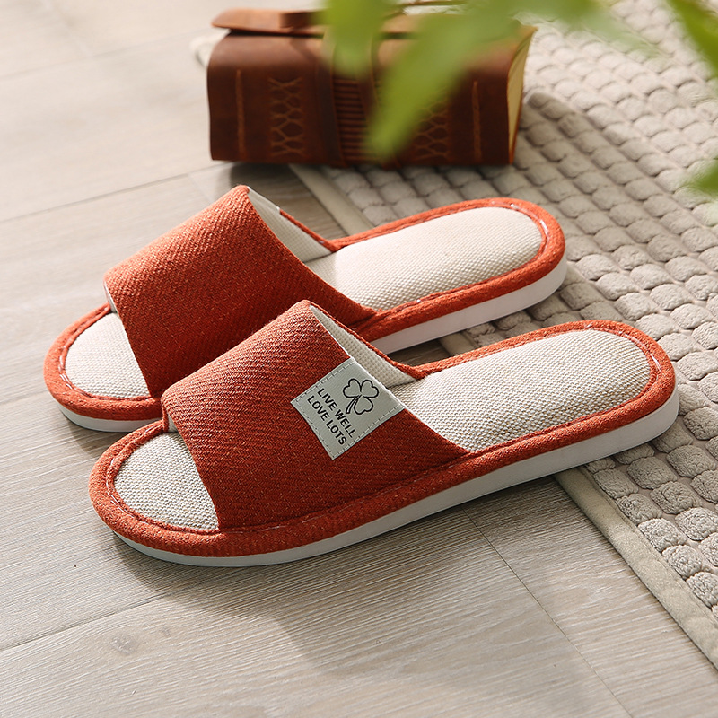 New home linen slippers