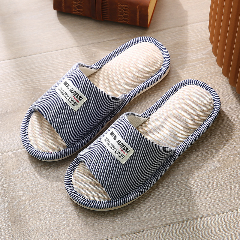 New home linen slippers