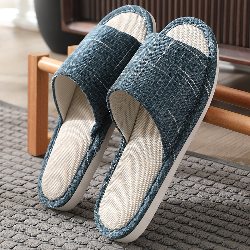 New home linen slippers