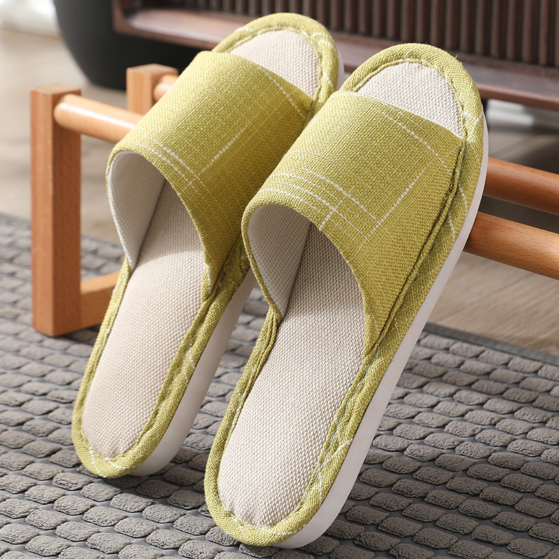 New home linen slippers