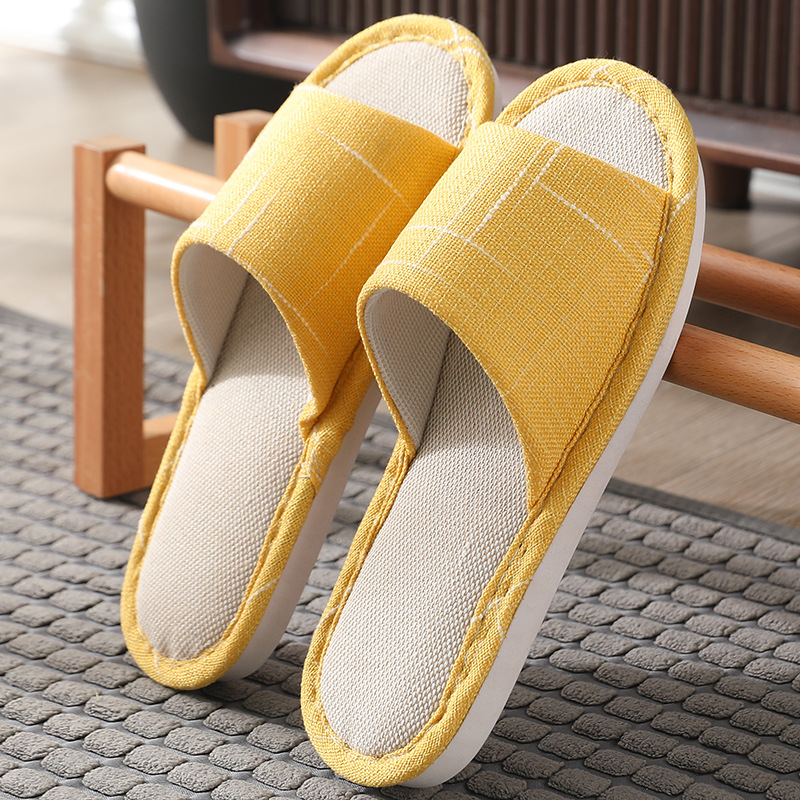 New home linen slippers