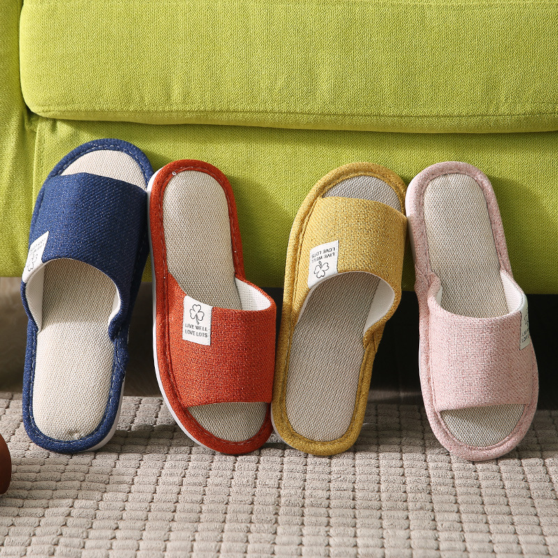 New home linen slippers