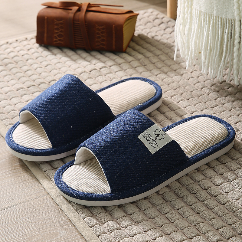 New home linen slippers