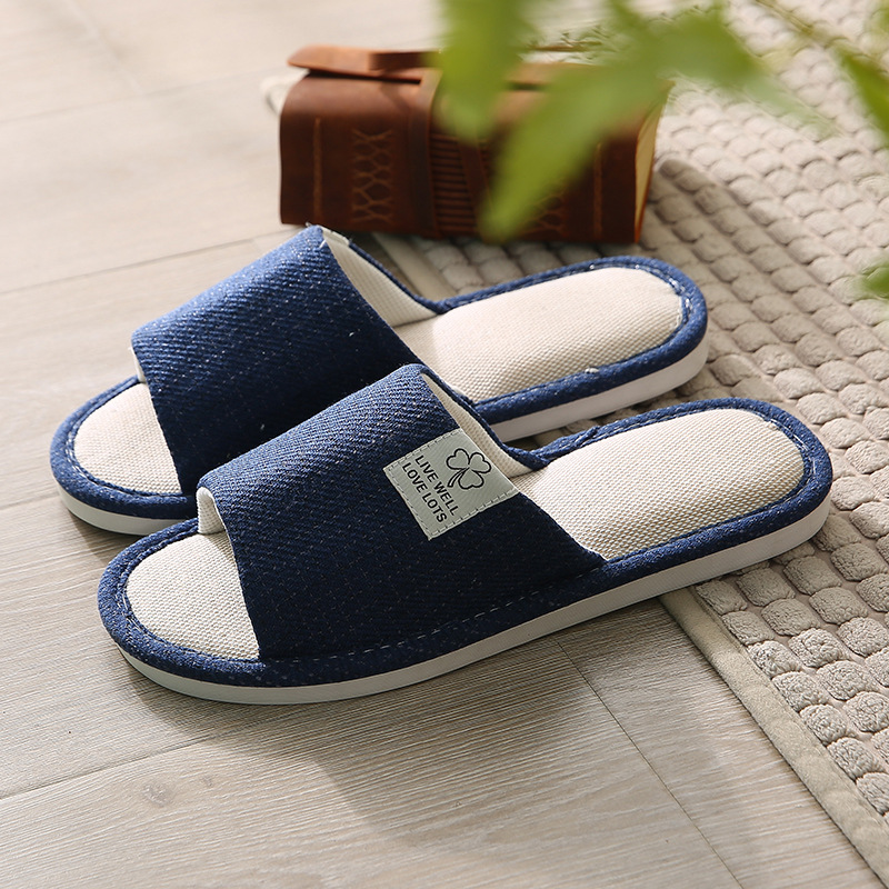 New home linen slippers