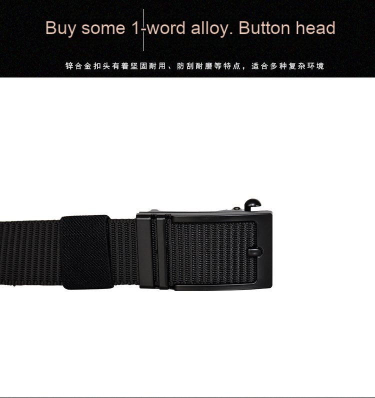 New imitation needle buckle automatic buckle belt