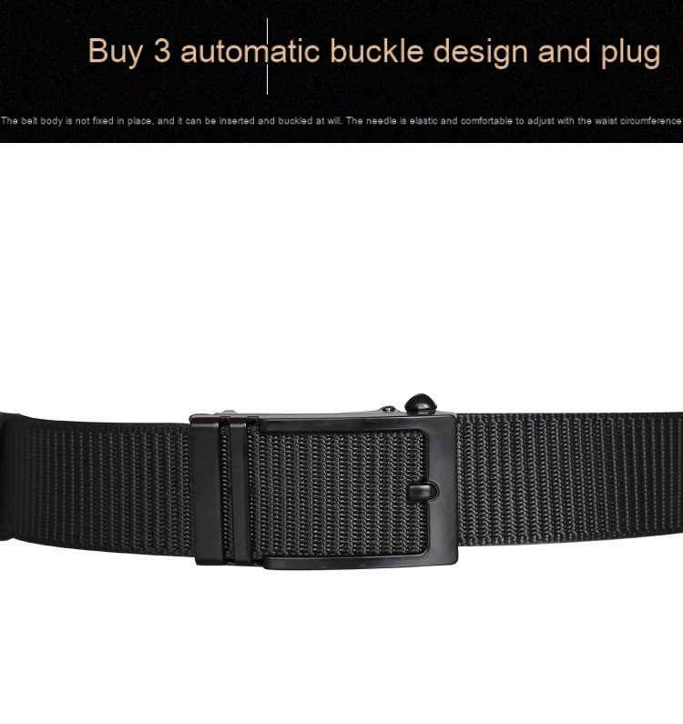 New imitation needle buckle automatic buckle belt