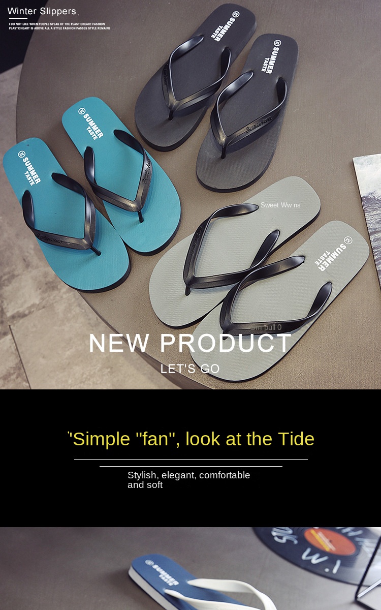 New men’s slippers