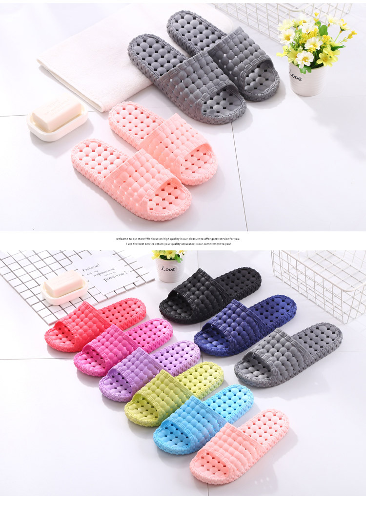 New plastic blowout slippers for summer