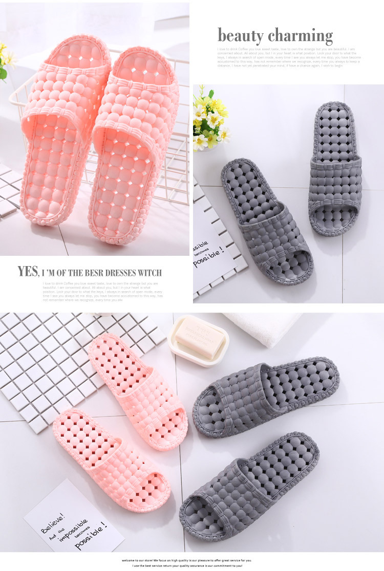 New plastic blowout slippers for summer