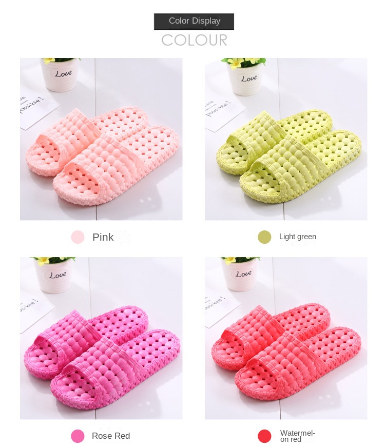 New plastic blowout slippers for summer