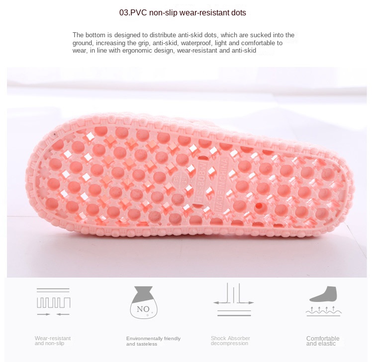 New plastic blowout slippers for summer