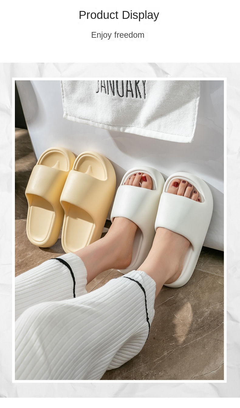 New thick soled couple home slippers