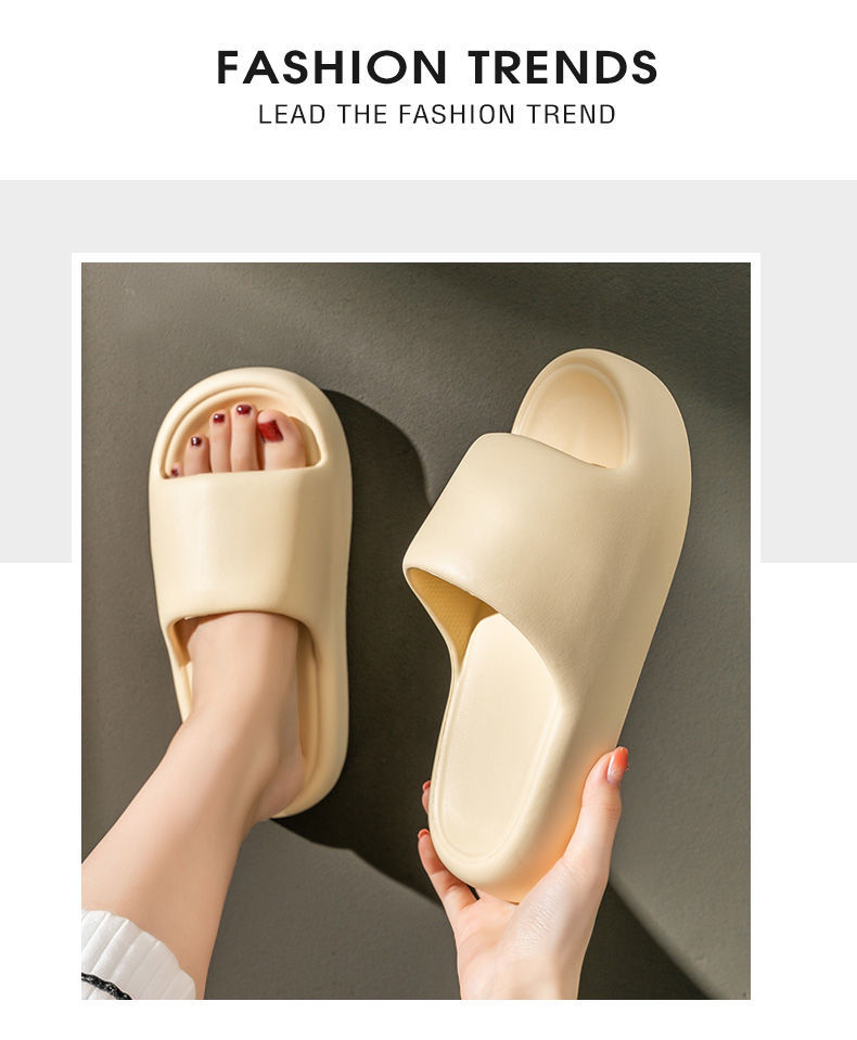 New thick soled couple home slippers