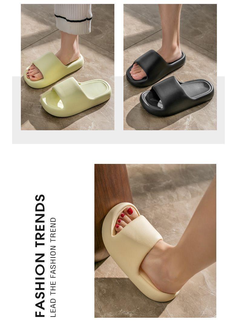 New thick soled couple home slippers