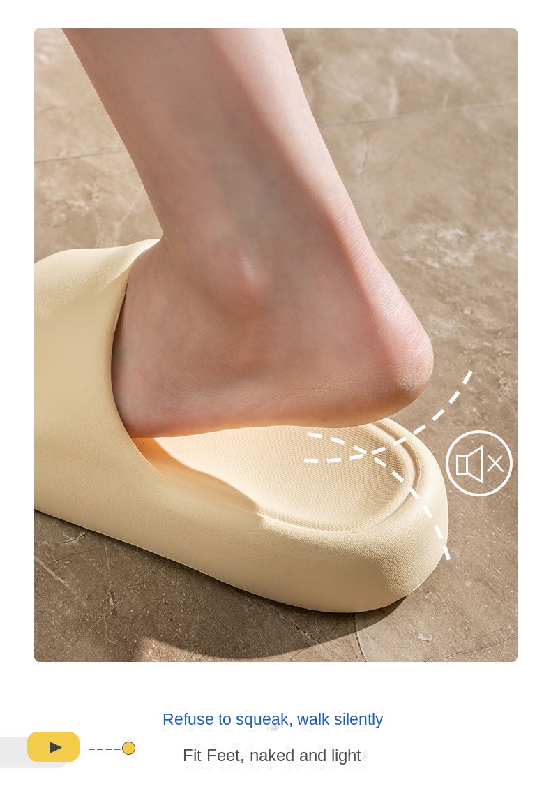 New thick soled couple home slippers