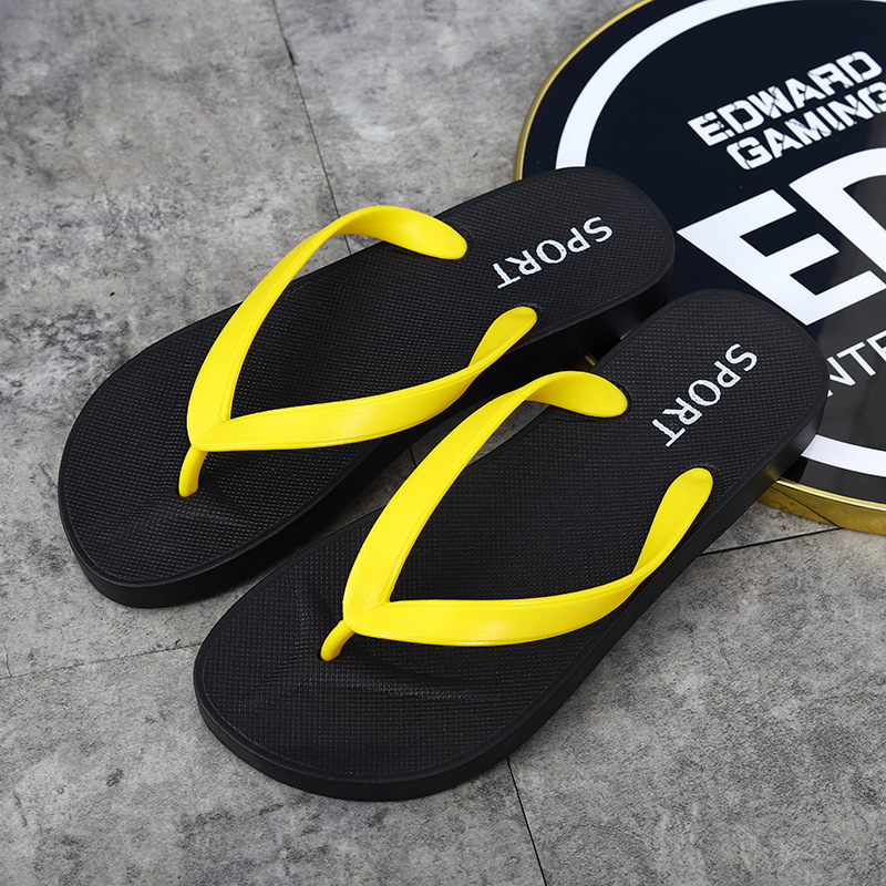 Non-slip bathroom soft bottom flip-flops