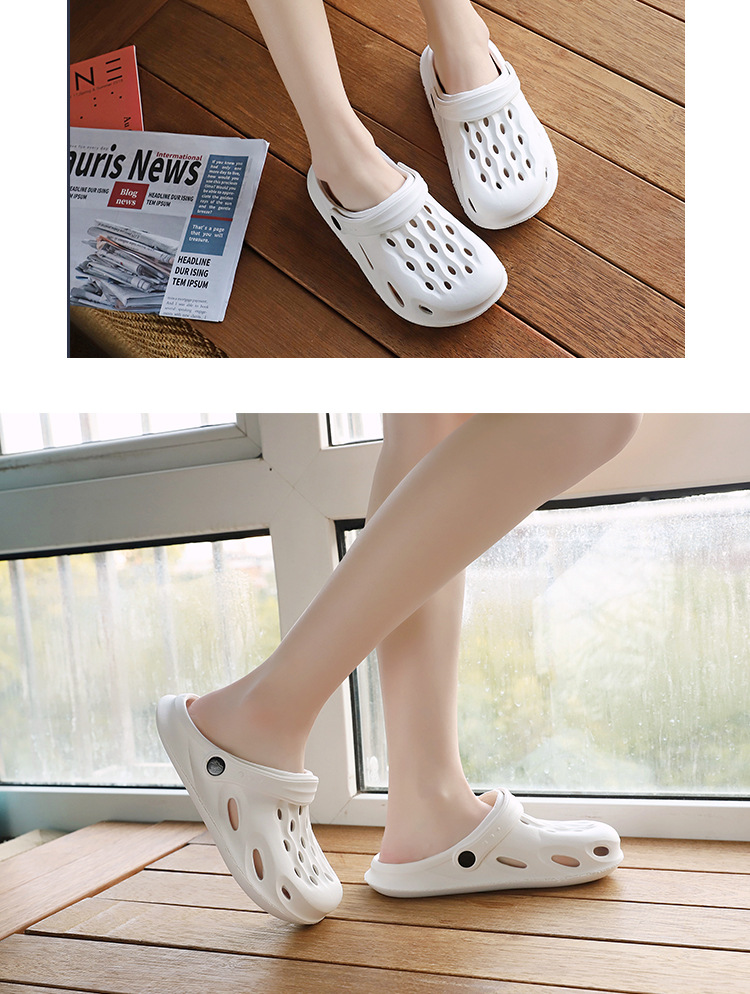 Non-slip crocs for summer