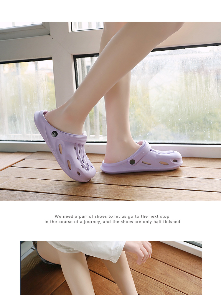 Non-slip crocs for summer
