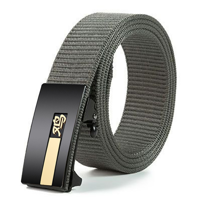 Nylon braided canvas belt
