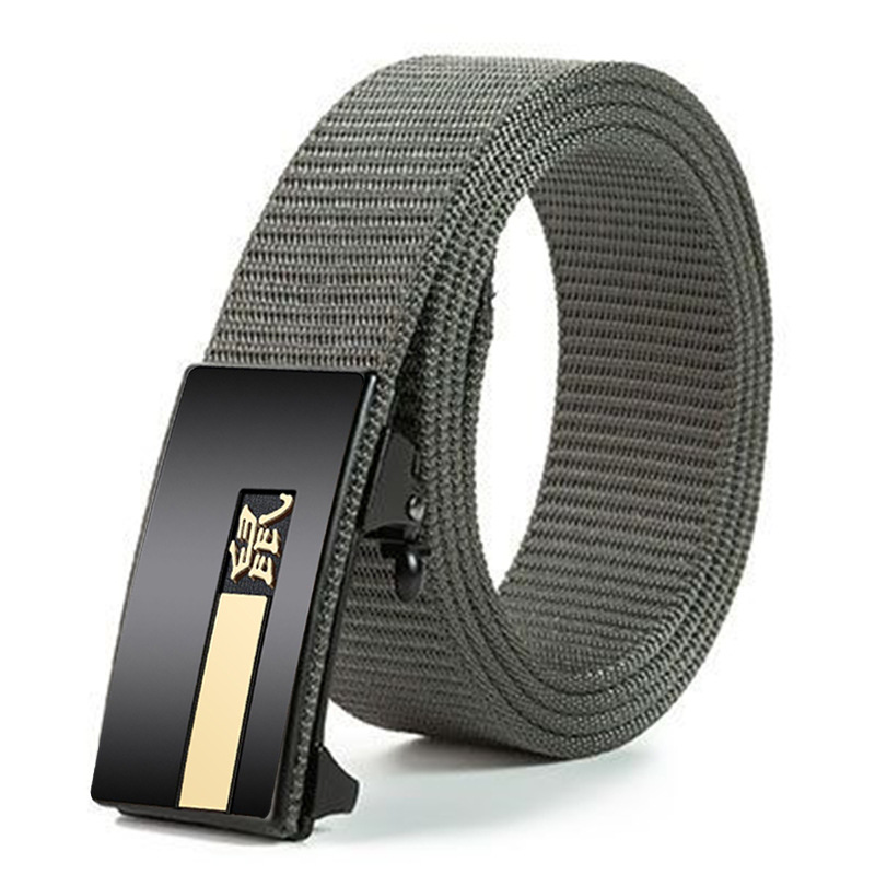 Nylon braided canvas belt