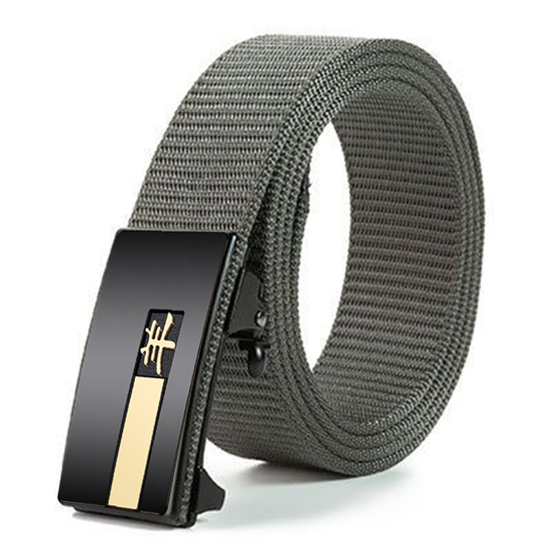 Nylon braided canvas belt