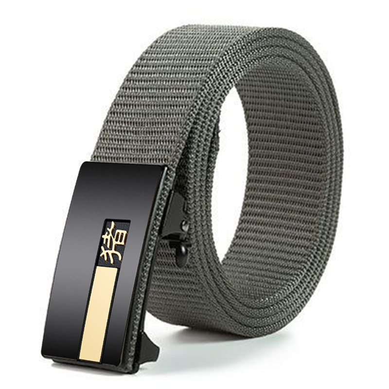 Nylon braided canvas belt