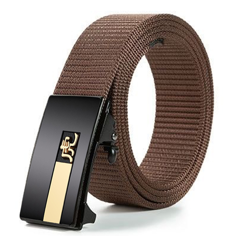 Nylon braided canvas belt