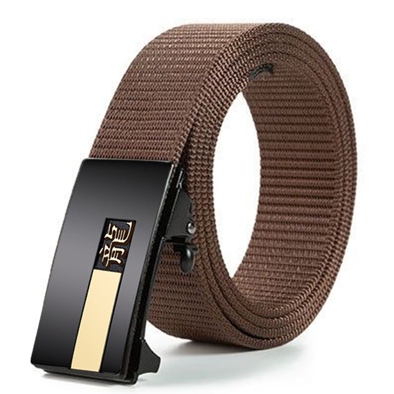 Nylon braided canvas belt