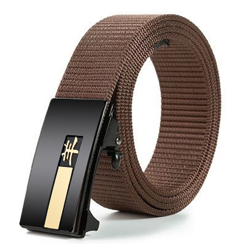 Nylon braided canvas belt