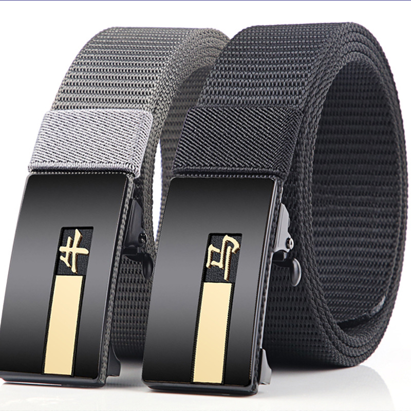 Nylon braided canvas belt