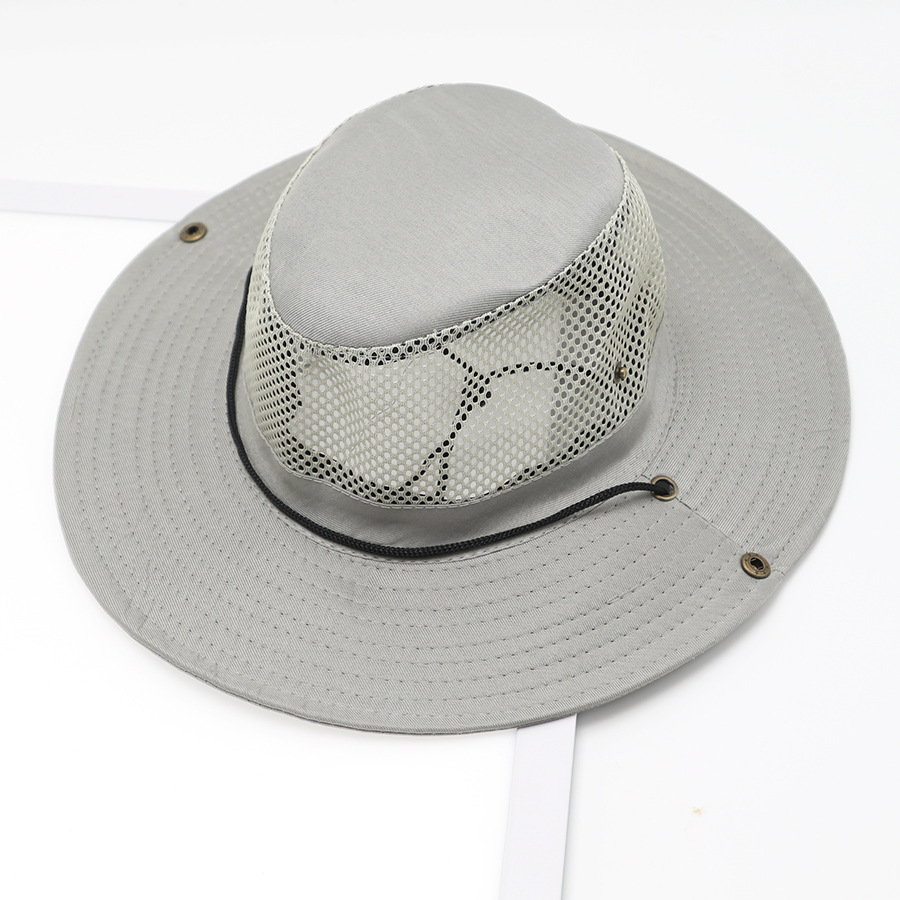 Outdoor fishing flat visor with large eaves