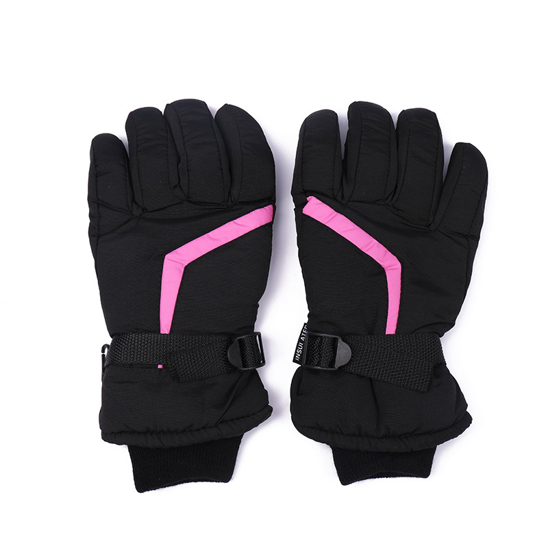 Outdoor riding with fleece and thick warm ski gloves