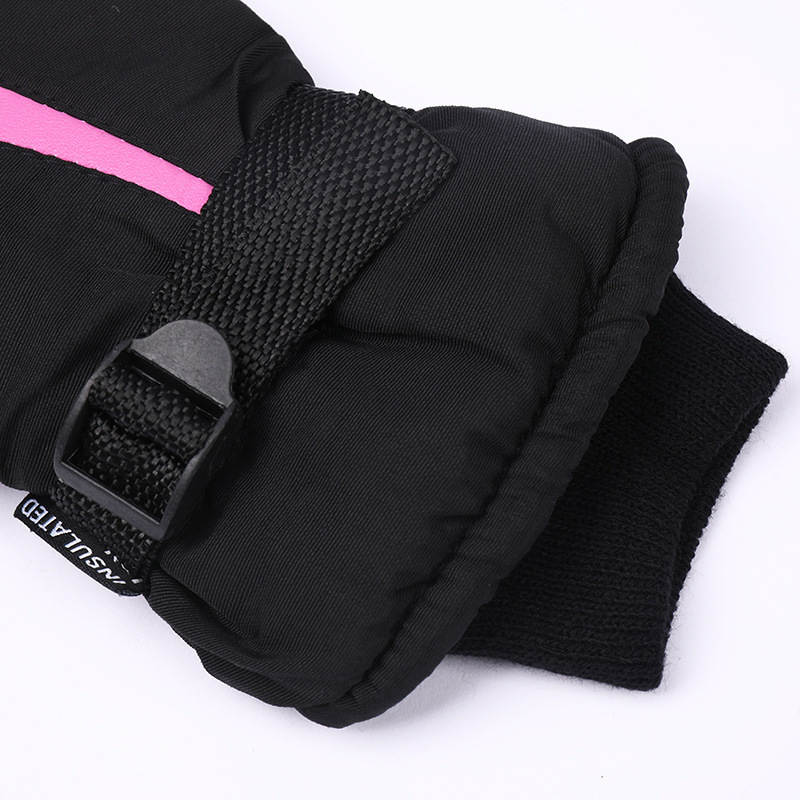 Outdoor riding with fleece and thick warm ski gloves