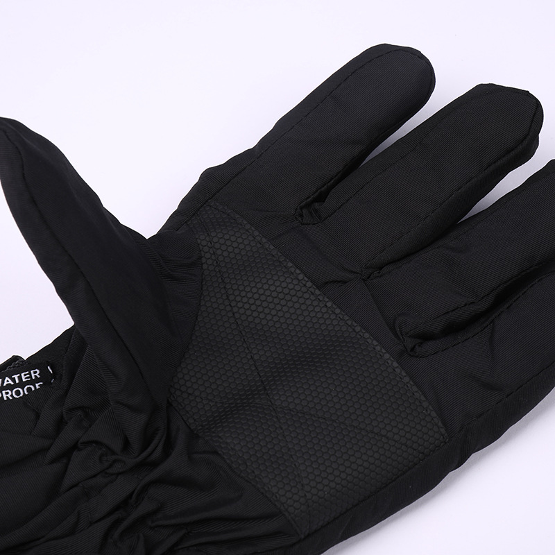 Outdoor riding with fleece and thick warm ski gloves