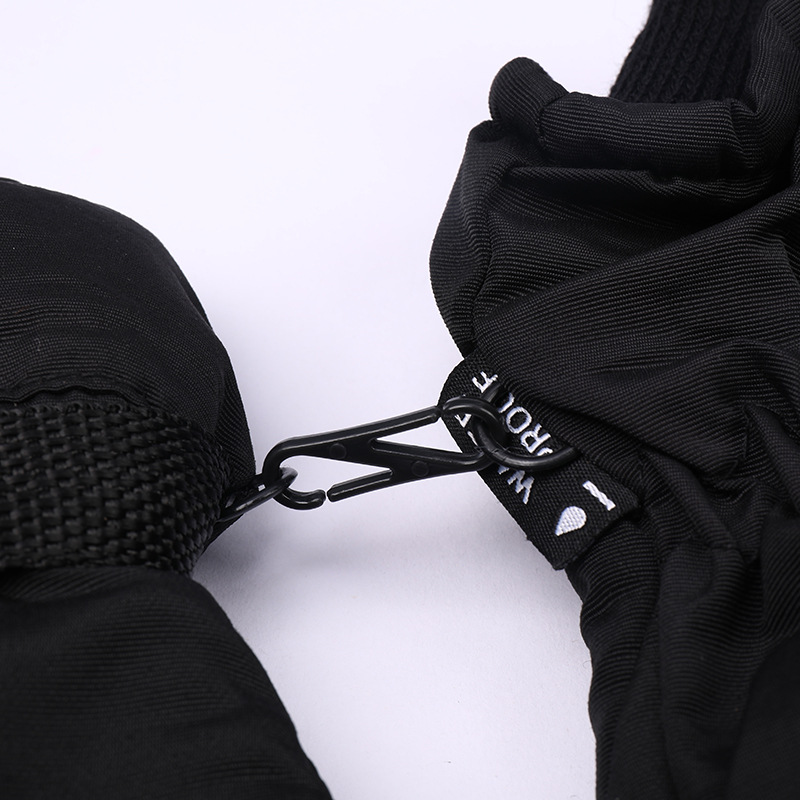 Outdoor riding with fleece and thick warm ski gloves