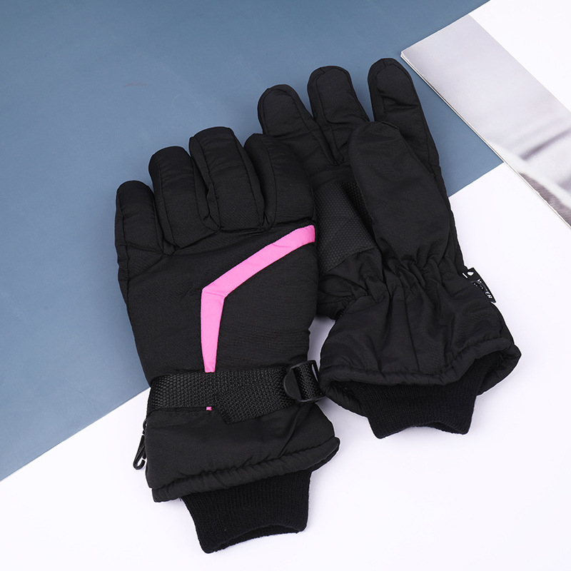Outdoor riding with fleece and thick warm ski gloves