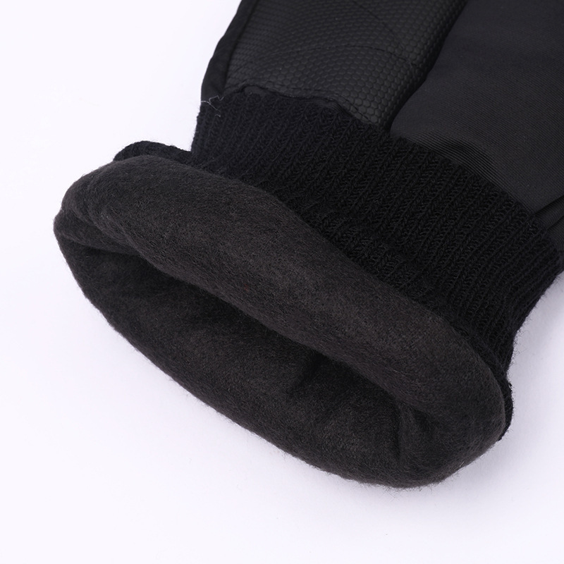 Outdoor riding with fleece and thick warm ski gloves