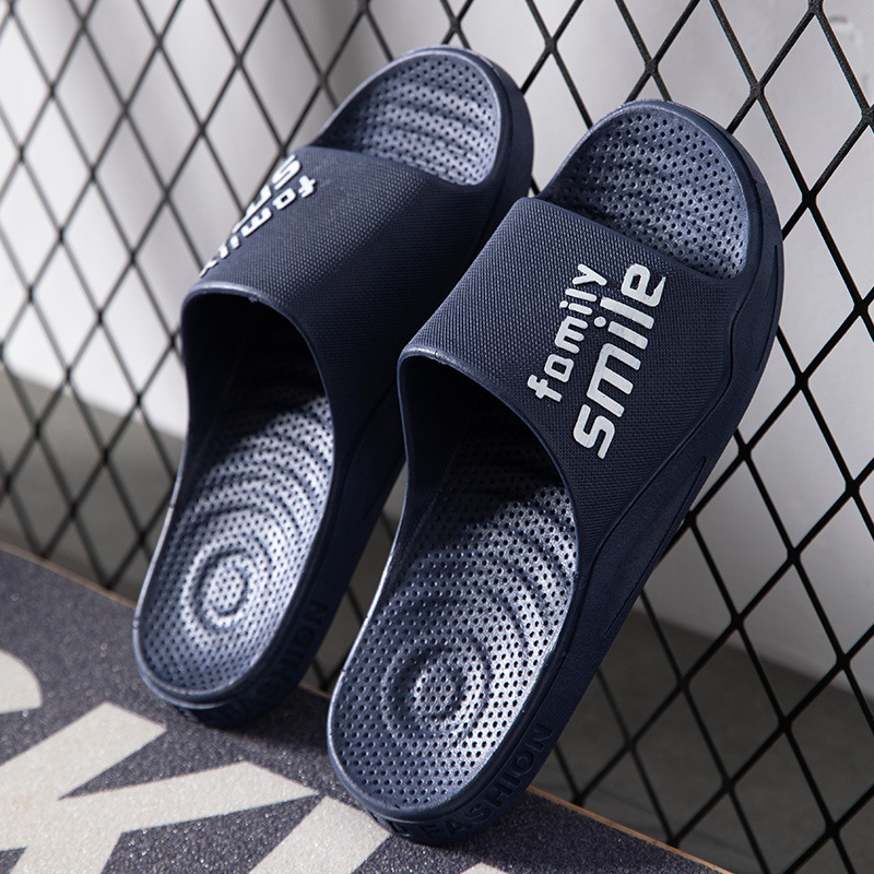 PVC soft-soled slippers for home couple shower