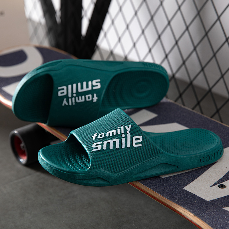 PVC soft-soled slippers for home couple shower