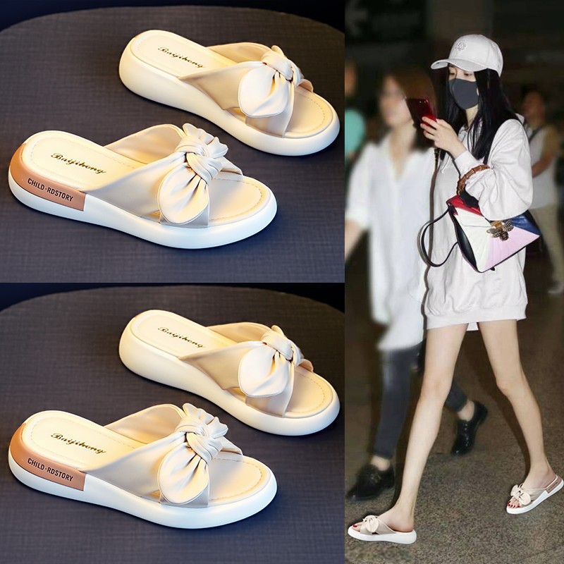 Platform wedge beach sandals