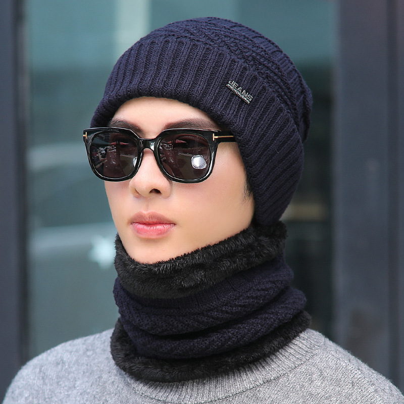 Plus fleece hat cute ladies knit hat for autumn and winter