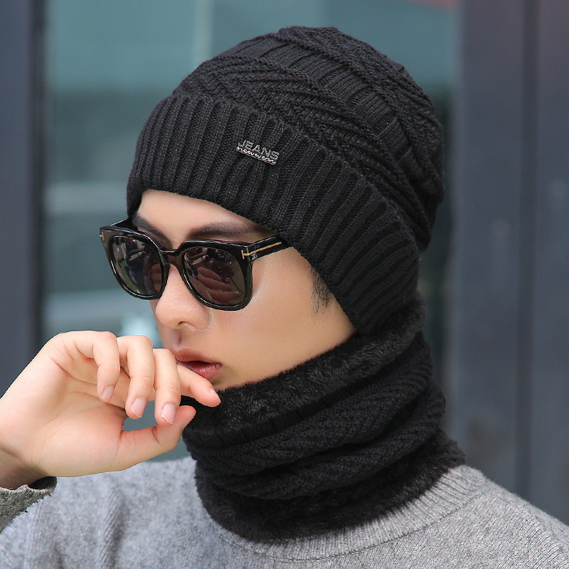 Plus fleece hat cute ladies knit hat for autumn and winter