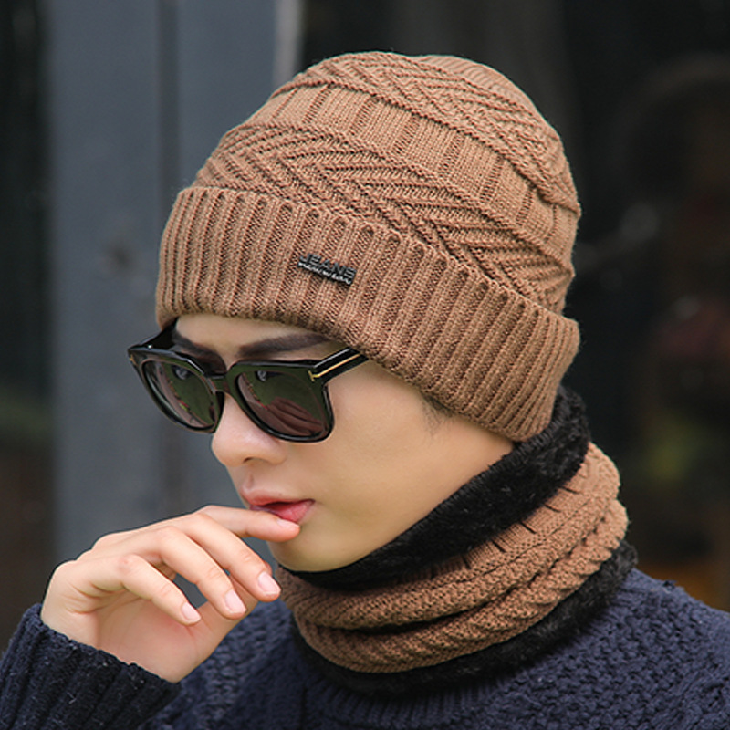 Plus fleece hat cute ladies knit hat for autumn and winter