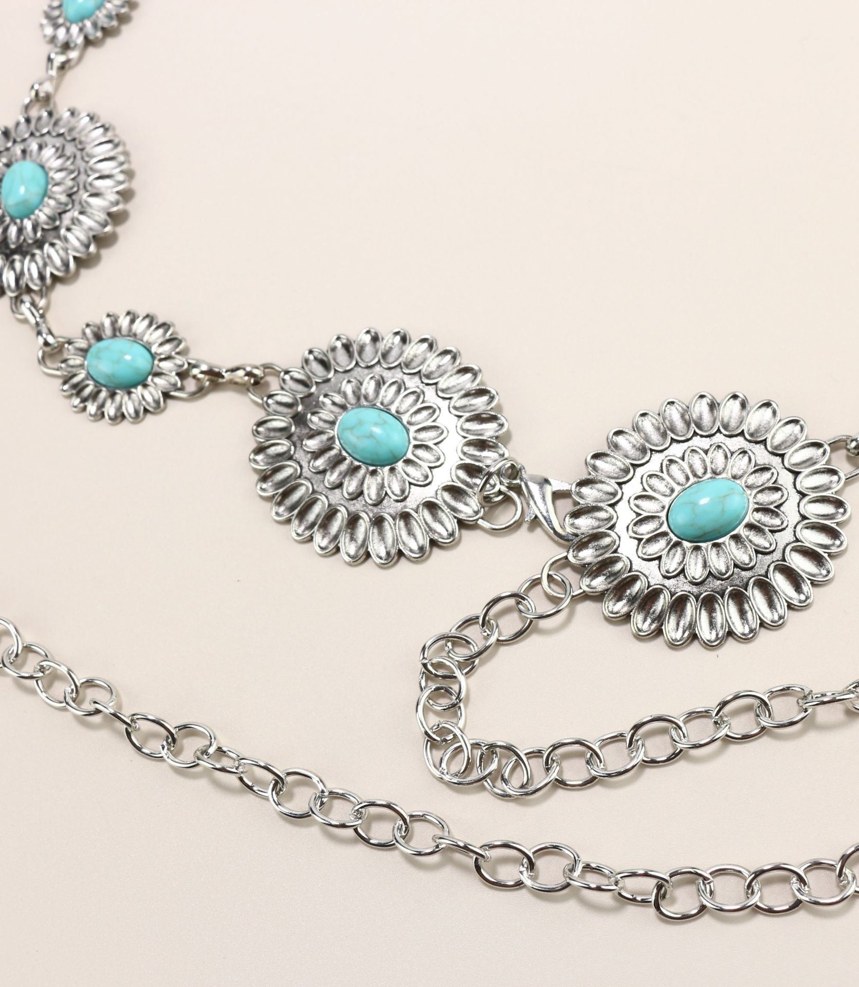 Premium sense Ladies Metal chain Retro Butterfly Heart waist chain