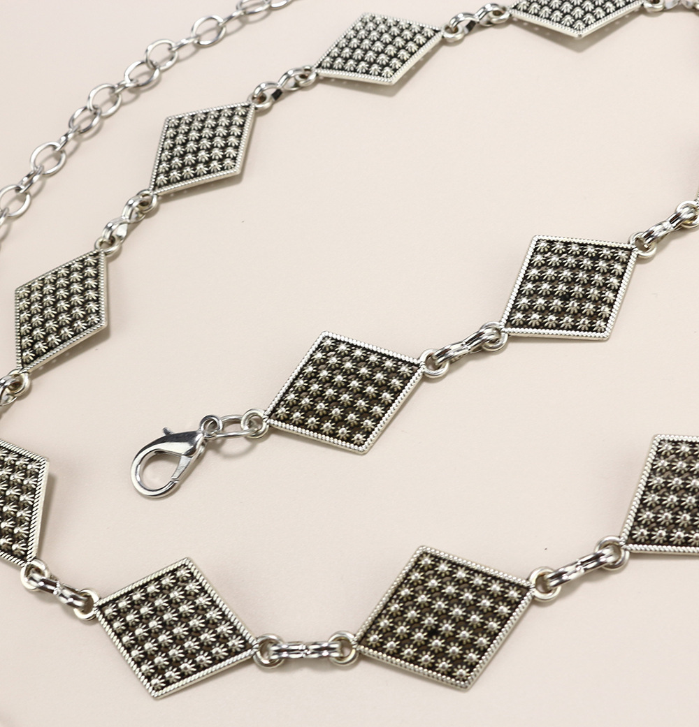 Premium sense Ladies Metal chain Retro Butterfly Heart waist chain