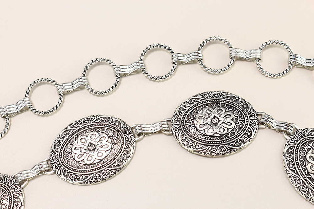 Premium sense Ladies Metal chain Retro Butterfly Heart waist chain