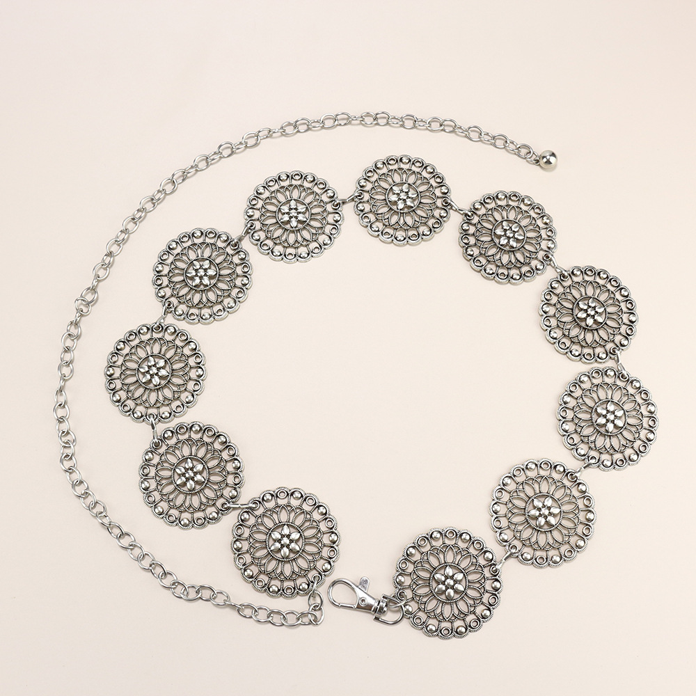 Premium sense Ladies Metal chain Retro Butterfly Heart waist chain