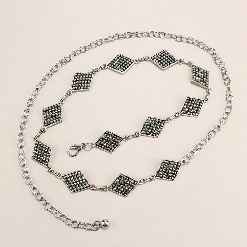 Premium sense Ladies Metal chain Retro Butterfly Heart waist chain