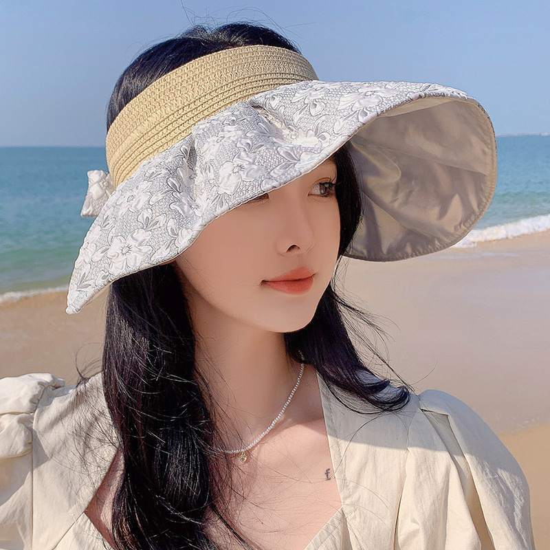 Printed shell hat with silver glue empty top hat